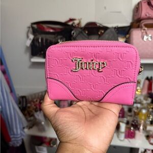 Juicy Couture Vibrant Pink Embossed Wallet